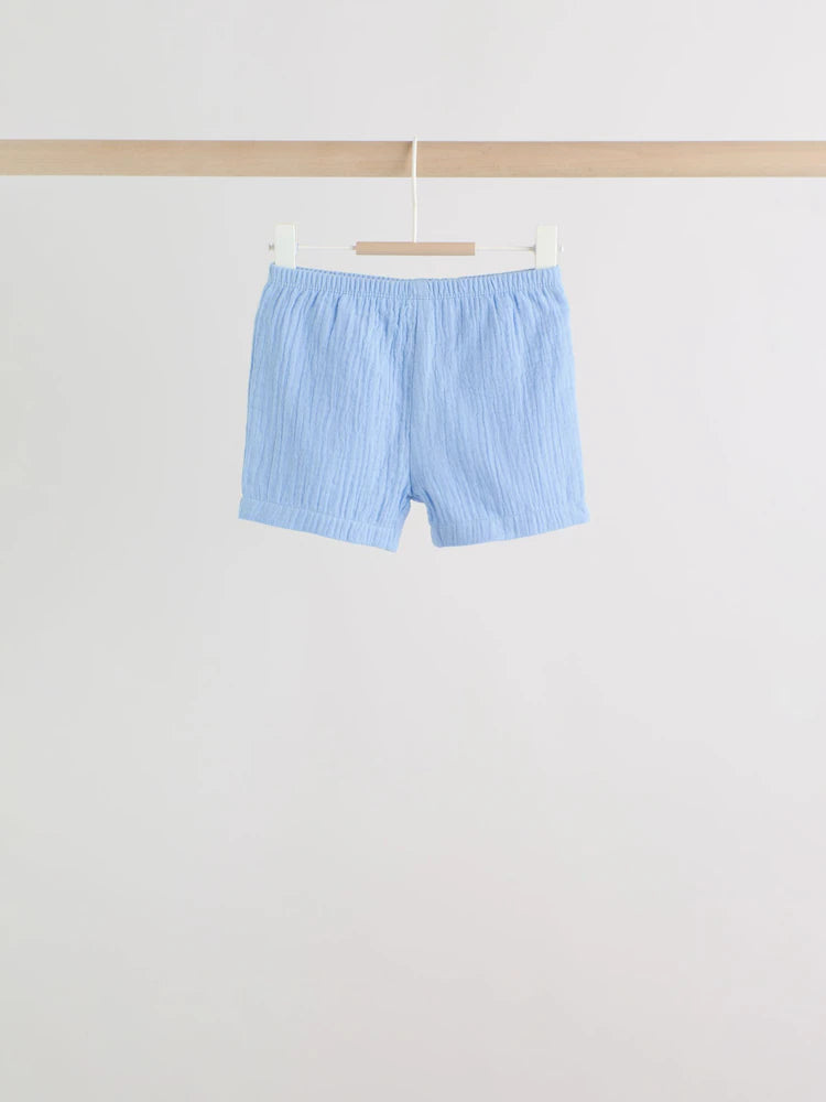 |BabyBoy| Conjunto De Bebê Blue Lion Com Blusa e Shorts, 6 Peças (0 meses a 3 anos)