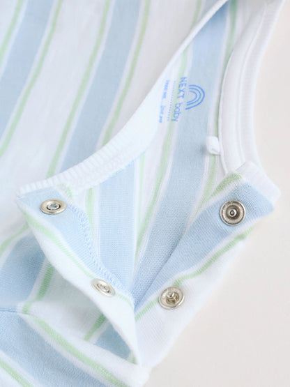 |BabyBoy| Conjunto De Bebê Blue Lion Com Blusa e Shorts, 6 Peças (0 meses a 3 anos)