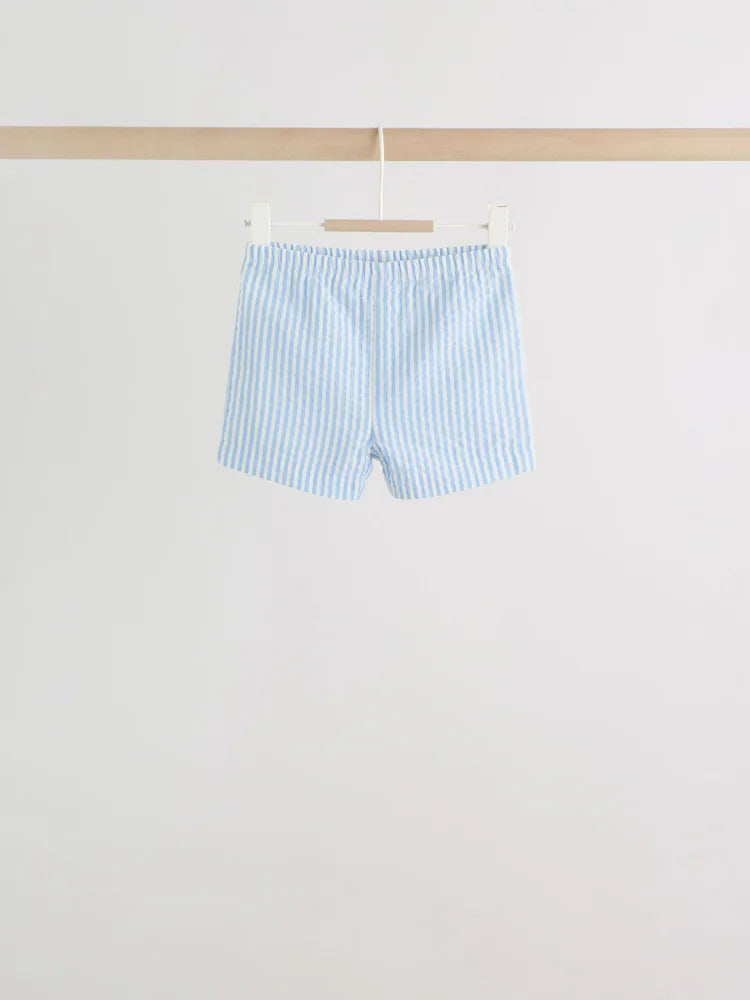 |BabyBoy| Conjunto De Bebê Blue Lion Com Blusa e Shorts, 6 Peças (0 meses a 3 anos)