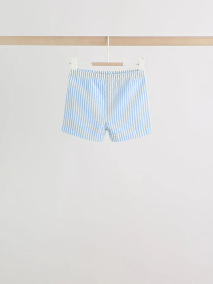 |BabyBoy| Conjunto De Bebê Blue Lion Com Blusa e Shorts, 6 Peças (0 meses a 3 anos)