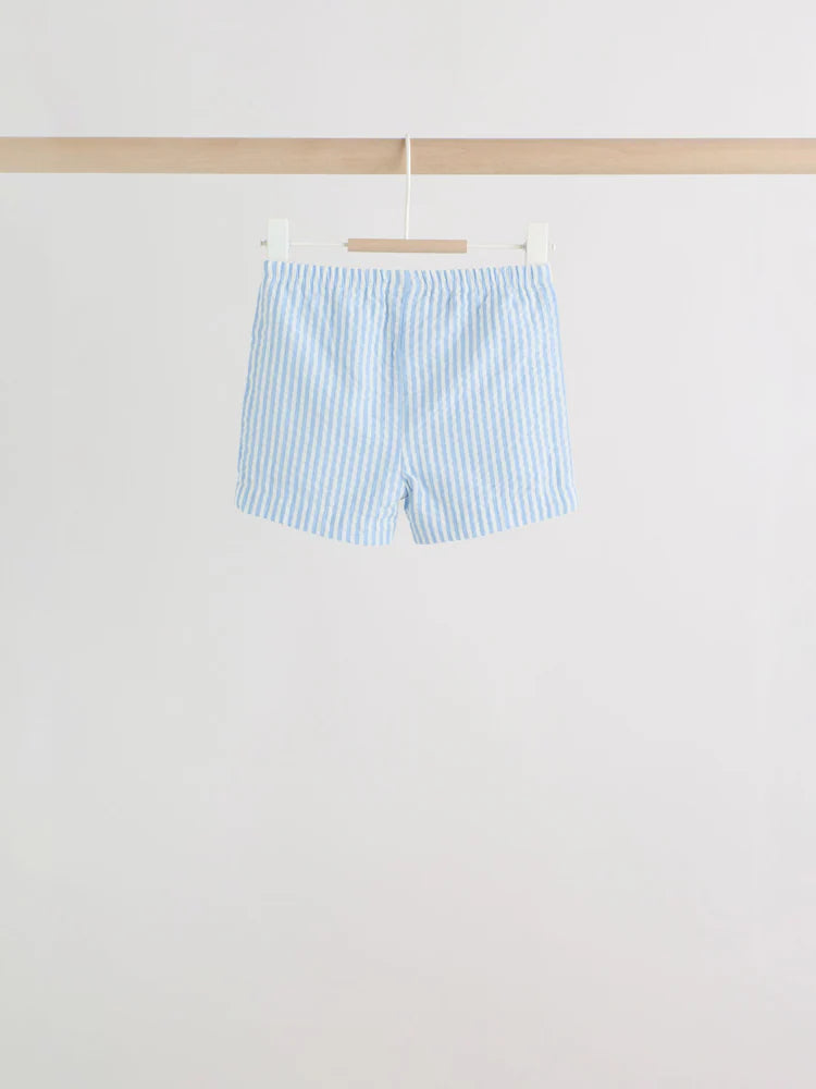 |BabyBoy| Conjunto De Bebê Blue Lion Com Blusa e Shorts, 6 Peças (0 meses a 3 anos)