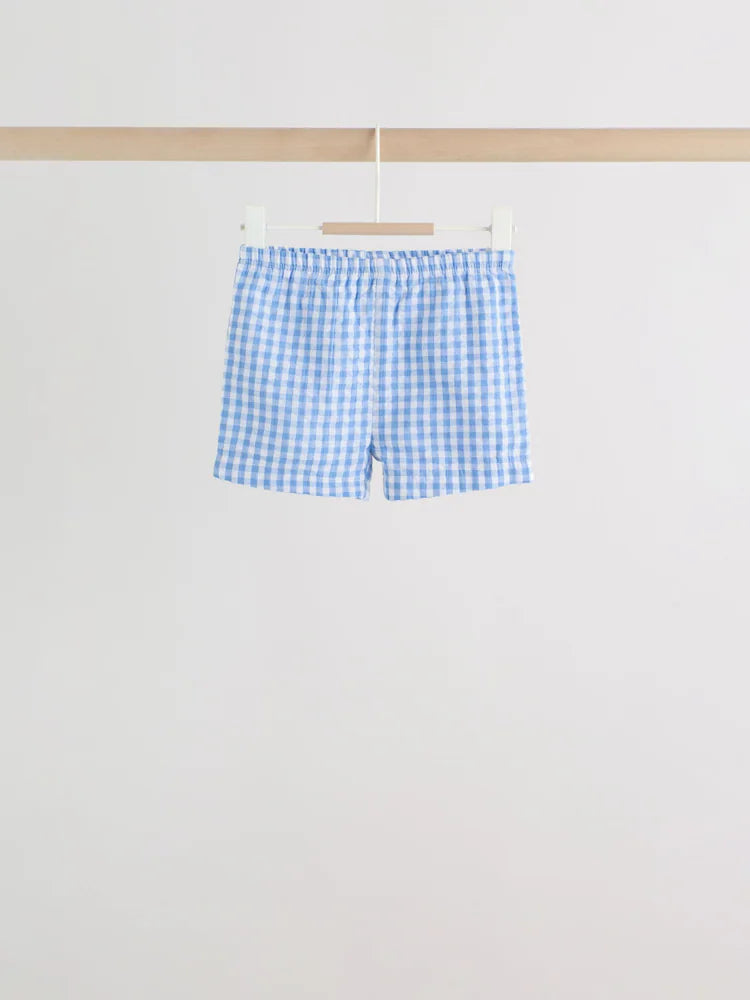 |BabyBoy| Conjunto De Bebê Blue Lion Com Blusa e Shorts, 6 Peças (0 meses a 3 anos)