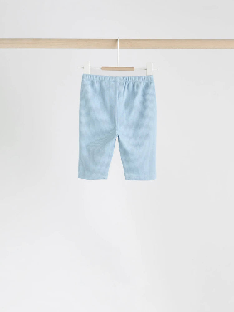 |BabyBoy| Conjunto De 6 Peças Azul/Verde Milk Club Baby (top e leggings) (0 meses a 3 anos)