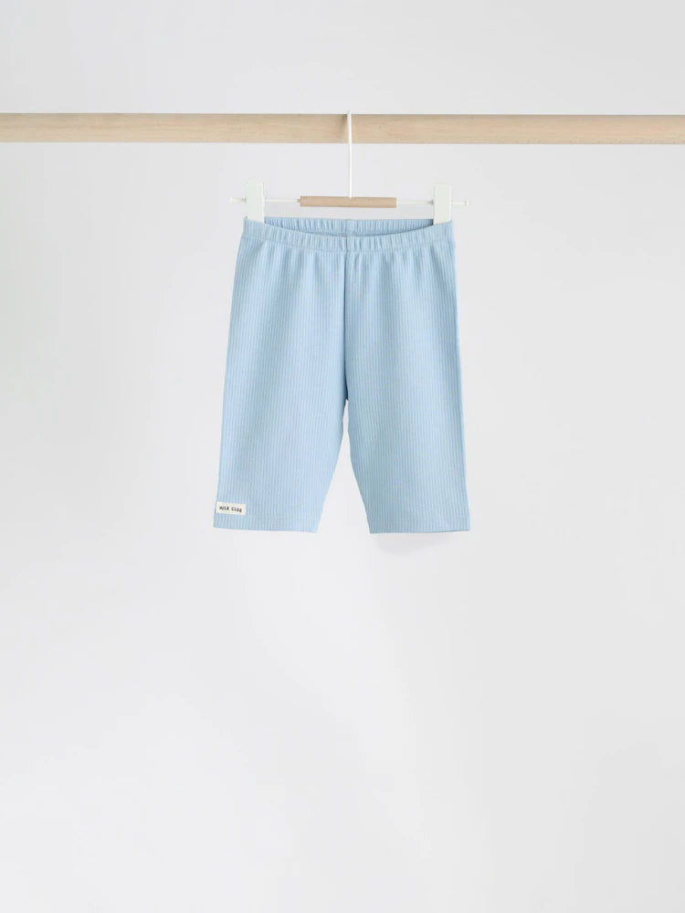 |BabyBoy| Conjunto De 6 Peças Azul/Verde Milk Club Baby (top e leggings) (0 meses a 3 anos)