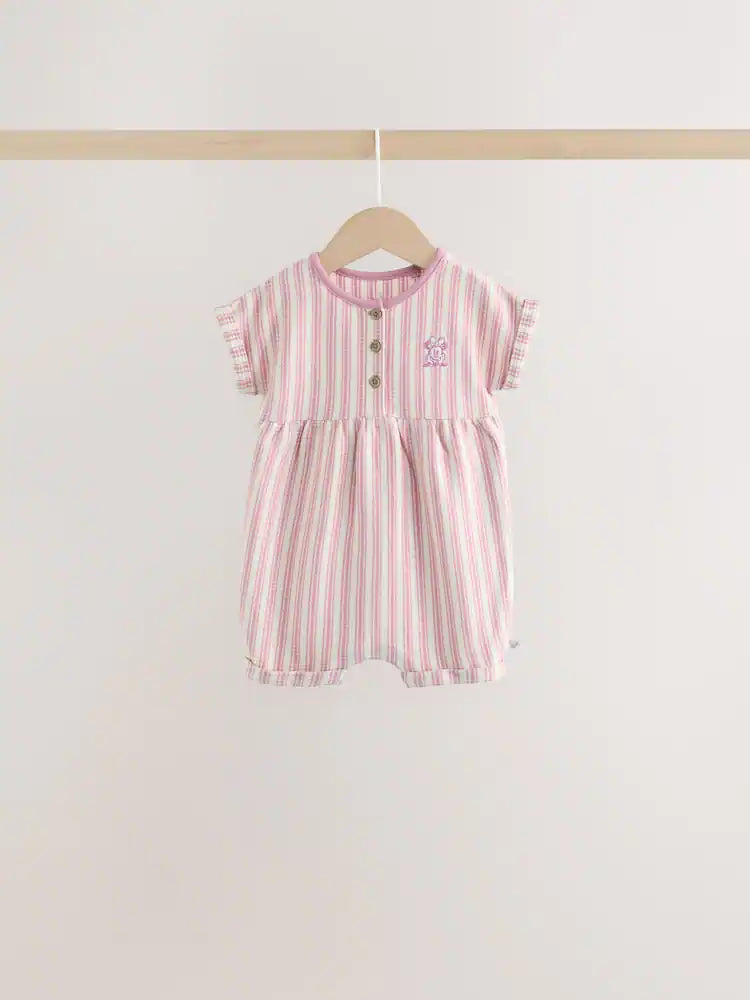 |BabyGirl| Kit com 3 Macaquinhos de Malha com Bordado da Minnie Mouse para Bebês