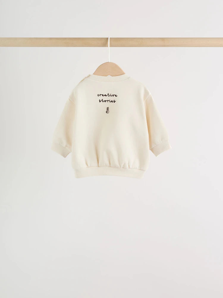 |BabyGirl| Conjunto de Moletom e Calça Jogger (0 meses a 3 anos)