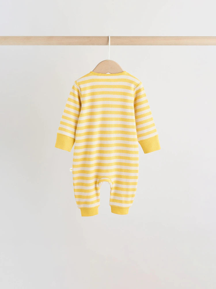 |BabyBoy| Conjunto De 3 Macacões Listrados Para Bebês (0 meses a 3 anos)