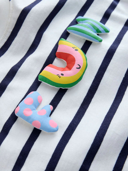 |Girl| Conjunto De 4 Camisetas Arco-íris (3 meses a 7 anos)