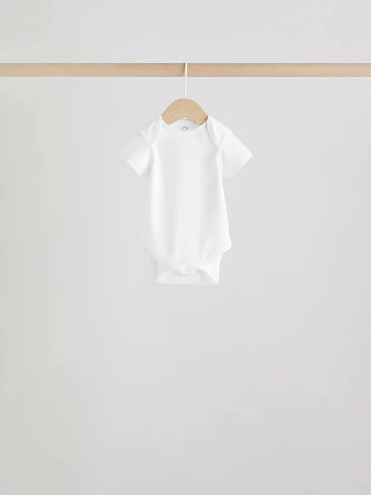 |BabyBoy| Conjunto Com 5 Bodies De Manga Curta Verdes Para Bebês