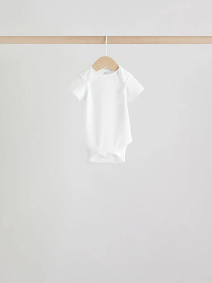 |BabyBoy| Conjunto Com 5 Bodies De Manga Curta Verdes Para Bebês