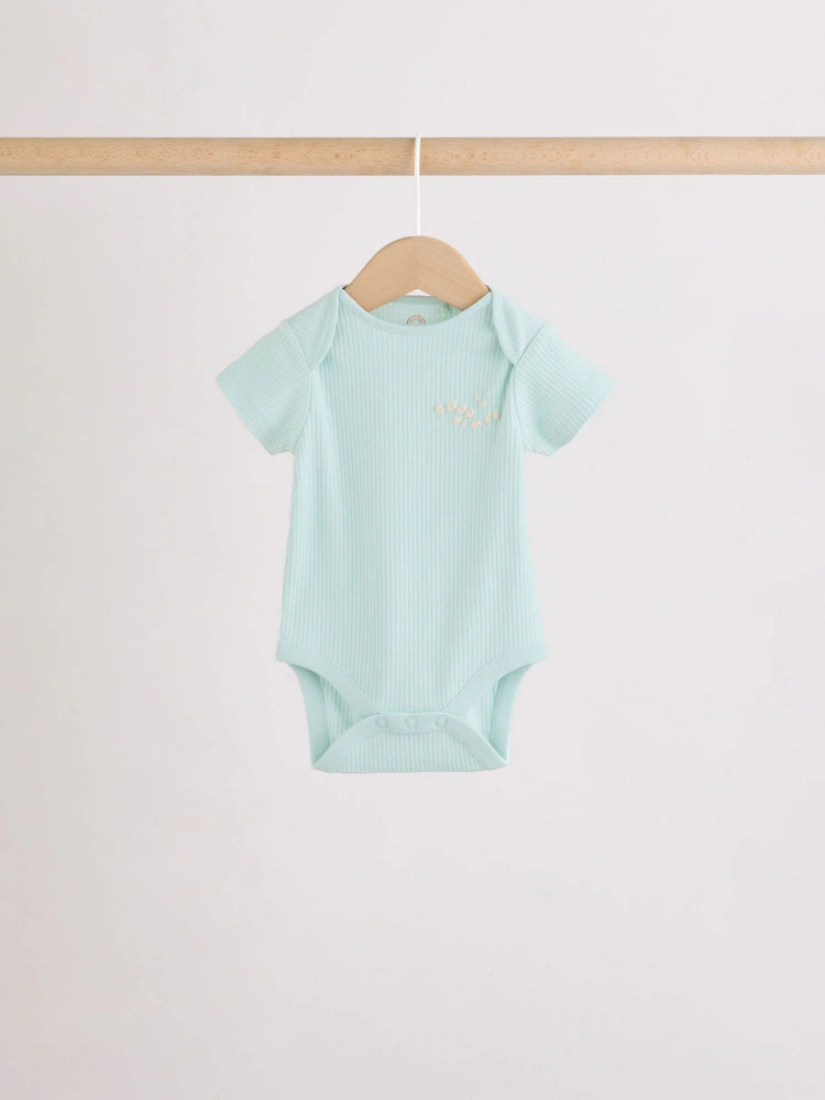 |BabyBoy| Conjunto Com 5 Bodies De Manga Curta Para Bebês