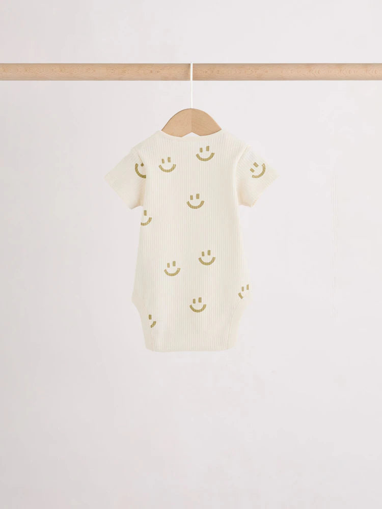 |BabyBoy| Conjunto Com 5 Bodies De Manga Curta Para Bebês