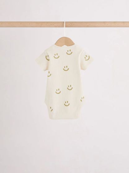 |BabyBoy| Conjunto Com 5 Bodies De Manga Curta Para Bebês