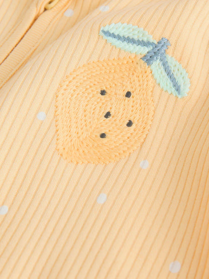 |BabyBoy| Conjunto De 3 Macacões Amarelos Para Bebês (0 meses a 3 anos)