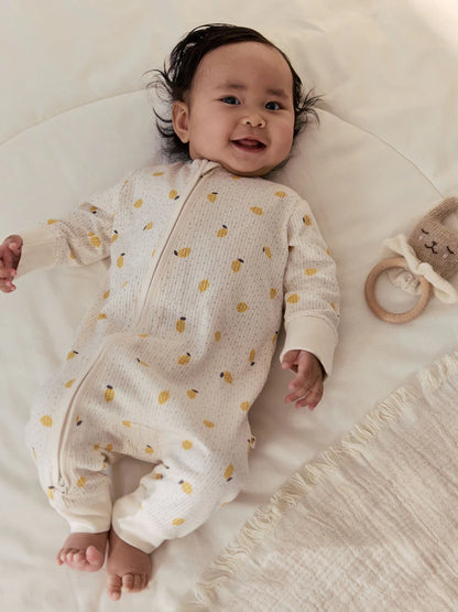 |BabyBoy| Conjunto De 3 Macacões Amarelos Para Bebês (0 meses a 3 anos)