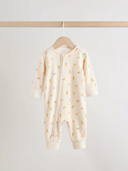 |BabyBoy| Conjunto De 3 Macacões Amarelos Para Bebês (0 meses a 3 anos)