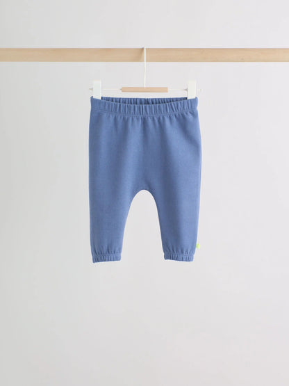 |BabyBoy| Conjunto De 6 Peças Para Bebê, Composto Por Camiseta e Calça De Moletom Listrada azul e verde (0 meses a 3 anos)