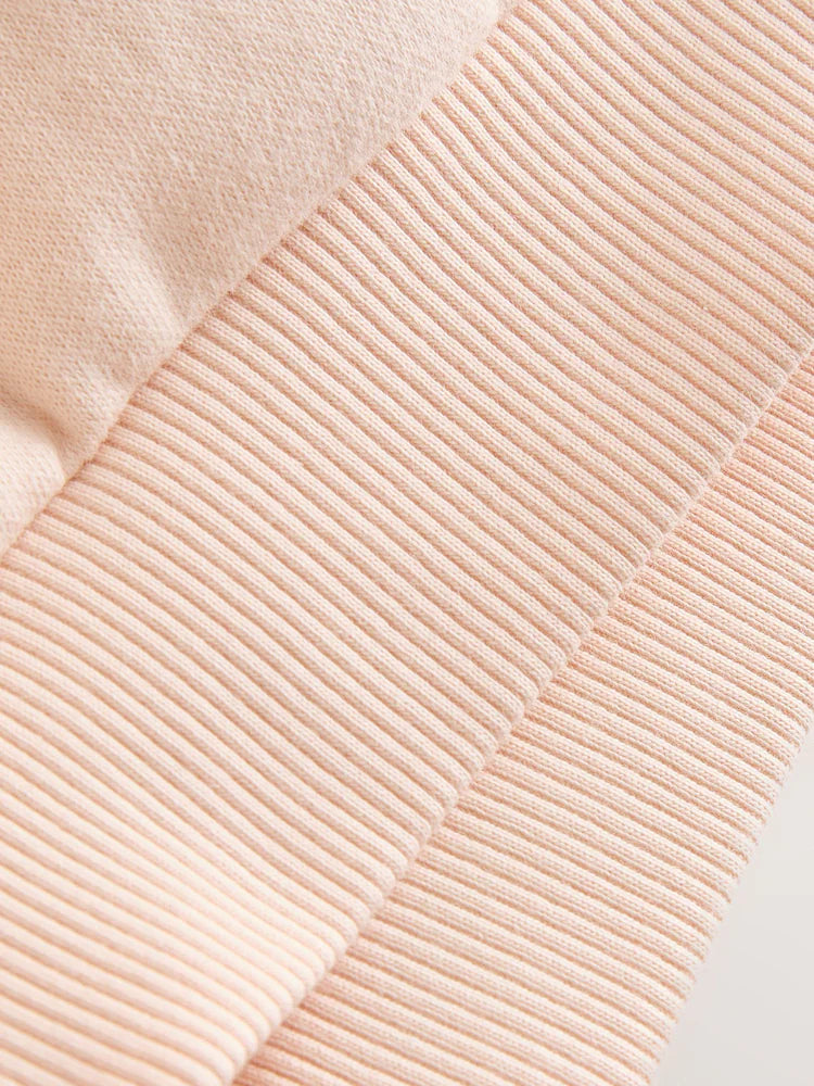 |Girl| Conjunto De Moletom e Leggings Com Estampa De Bailarinas Rosa (3 meses a 7 anos)