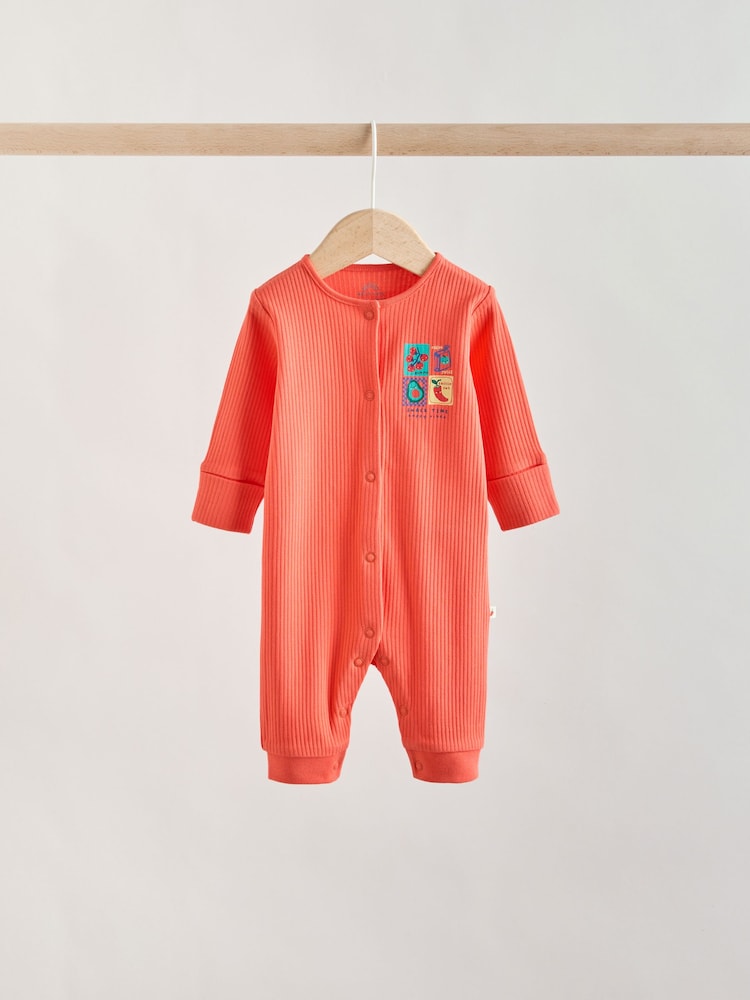 |BabyBoy| Conjunto De 3 Macacões Para Bebês Com Estampa De Pimentas (0 meses a 3 anos)