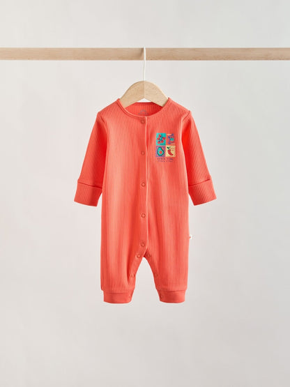 |BabyBoy| Conjunto De 3 Macacões Para Bebês Com Estampa De Pimentas (0 meses a 3 anos)