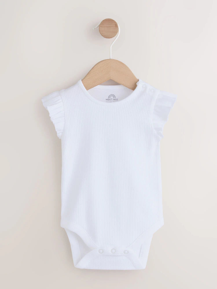 |BabyGirl| Conjunto De Jardineira e Body Listrados Em Preto e Branco Para Bebê (2 peças, de 0 meses a 2 anos)