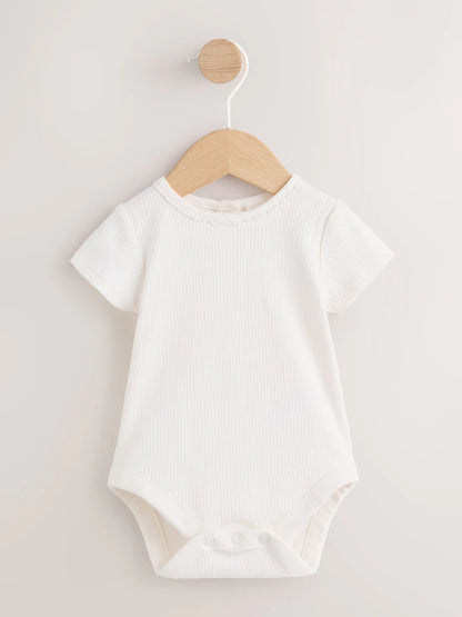 |BabyGirl| Conjunto De Jardineira e Body Listrado Rosa Para Bebê (2 peças, 0 meses a 2 anos)