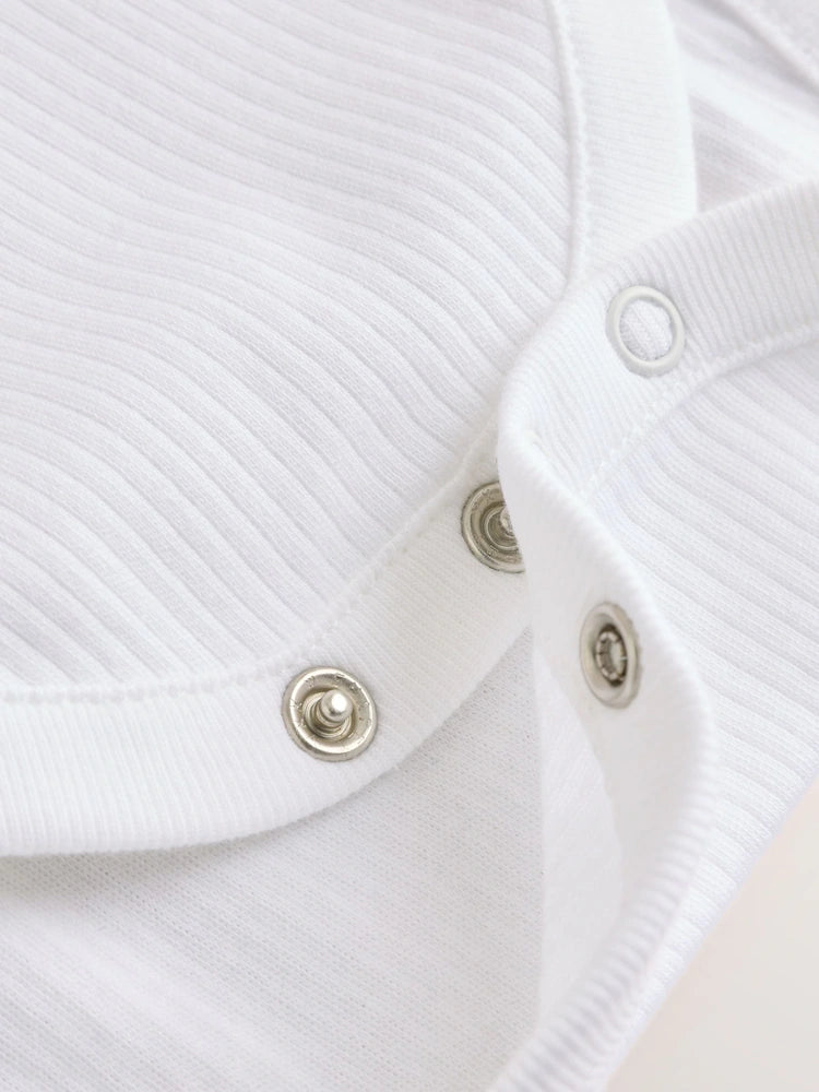 |BabyGirl| Conjunto De 2 Peças Para Bebê: Avental Listrado Multicolorido e Body De Manga Curta (0 meses a 2 anos)