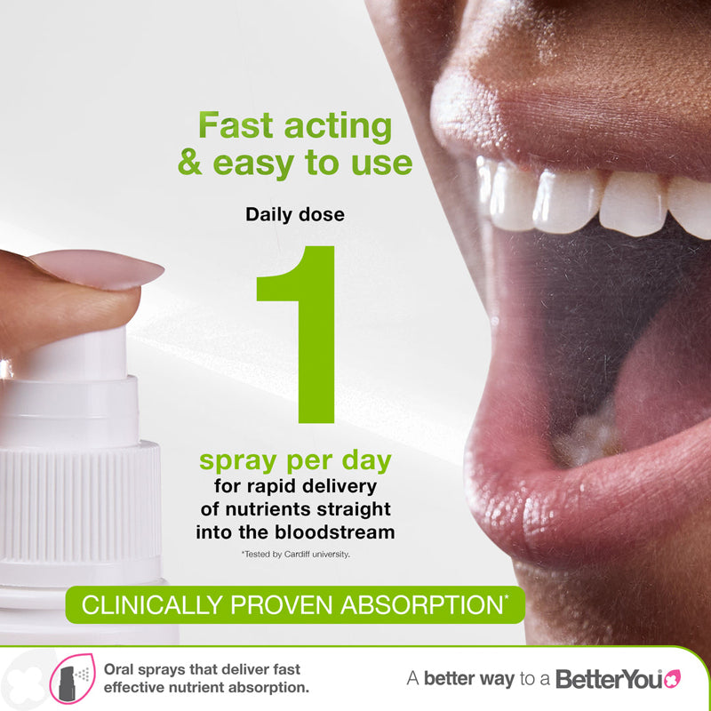 BetterYou Spray oral Vitamina D 3000 UI