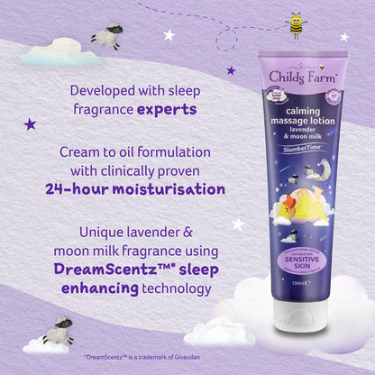 Loção de massagem calmante Child's Farm SlumberTime 150ml