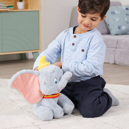 Disney Pelúcia Dumbo 25cm – Elefante Clássico Supermacio e Fofinho – Presente para Bebês