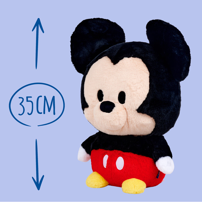 Disney Pelúcia Huggables Mickey Mouse 35 cm, supermacia e aconchegante para abraçar e brincar