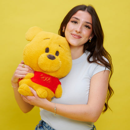 Disney Pelúcia Huggables Ursinho Pooh 35 cm Supermacia – Urso Fofinho para Abraçar e Brincar