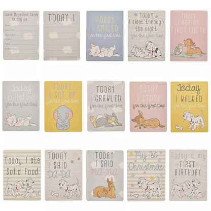 Disney Cartões de marcos do bebê Magical Beginnings: 30 anos