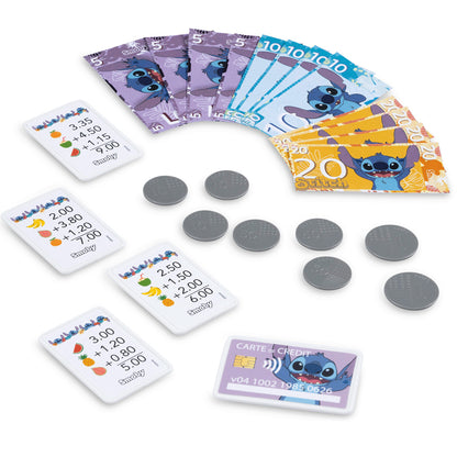 Disney Caixa Registradora Stitch Smoby Brinquedo de Faz de Conta com 26 Acessórios