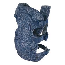 Canguru para bebê conversível Infantino Flip 4 em 1 azul marinho floral