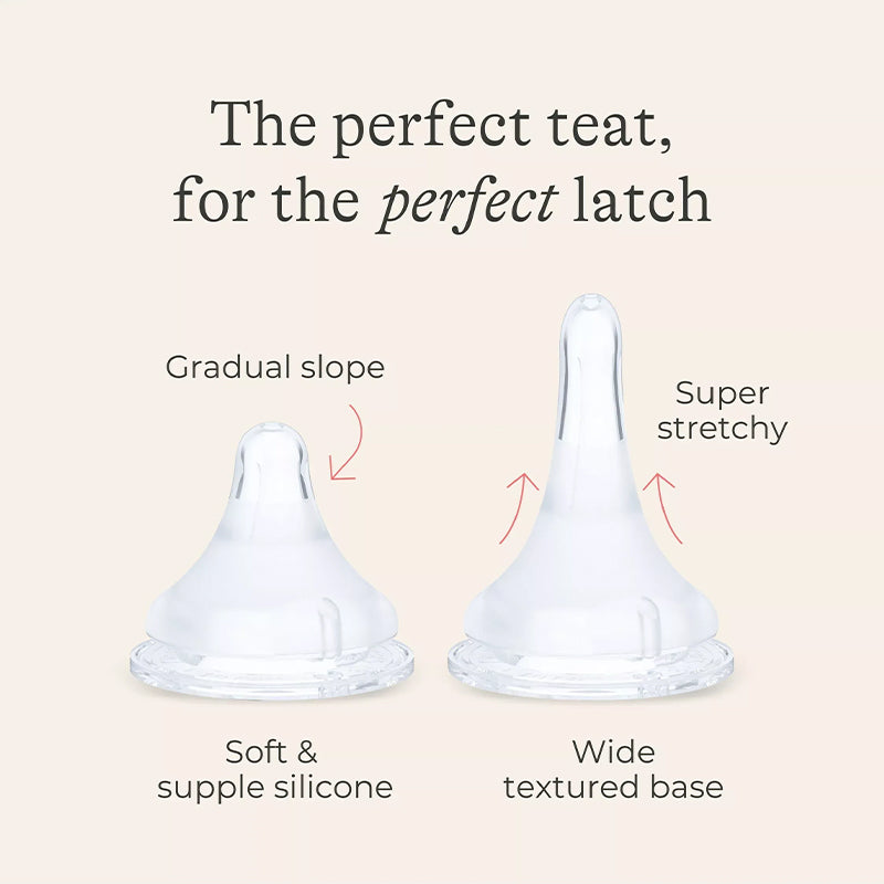 Lansinoh Natural Bico Wave Fluxo Extra Lento Pacote com 2