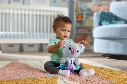 Leap Frog Botões do brinquedo Cuddle & Learn Koalas para ouvir frases suaves de atenção plena.