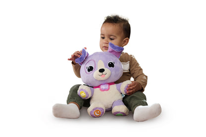 LeapFrog My Best Pal Violet™ – Cachorrinha Interativa de Aprendizado com 35 Músicas, Personalização e Canções de Ninar