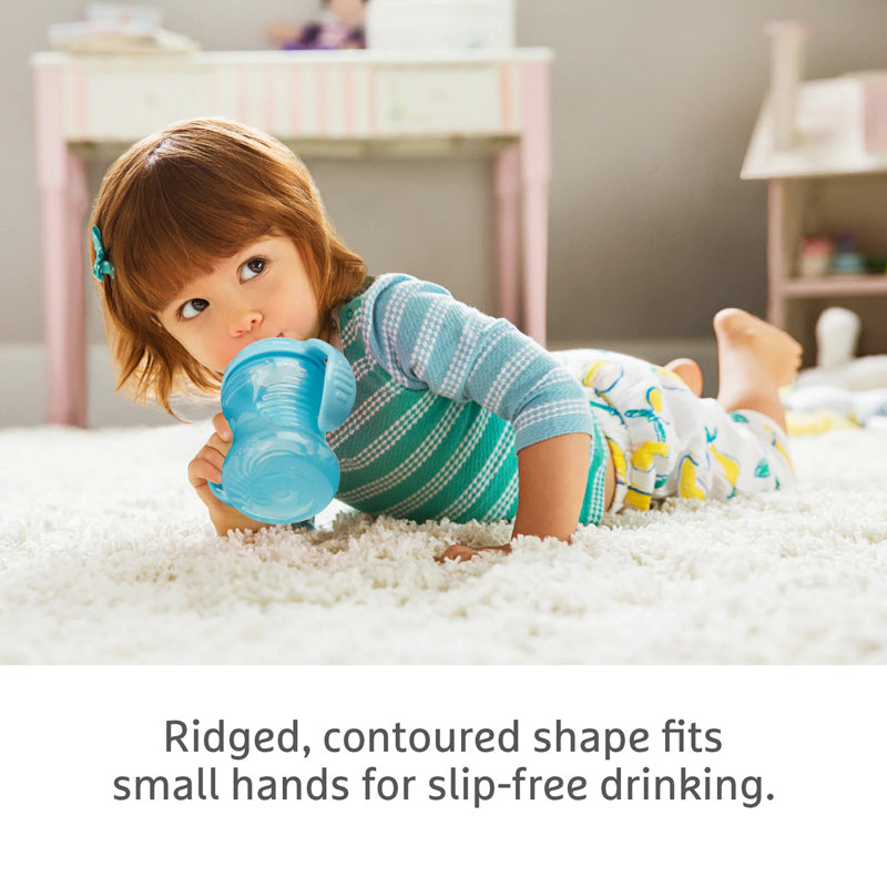 Munchkin Copo Mighty Grip Azul e Verde 10oz Pacote com 3