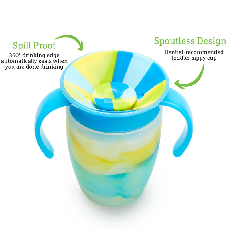 Munchkin Copo de Treinamento Tropical Amarelo/Azul 200ml (2 unidades)