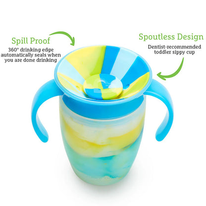 Munchkin Copo de Treinamento Tropical Amarelo/Azul 200ml (2 unidades)