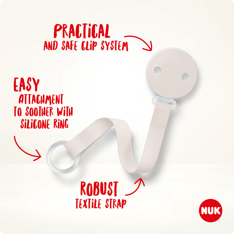 NUK Mickey Mouse Faixa e presilha para chupeta