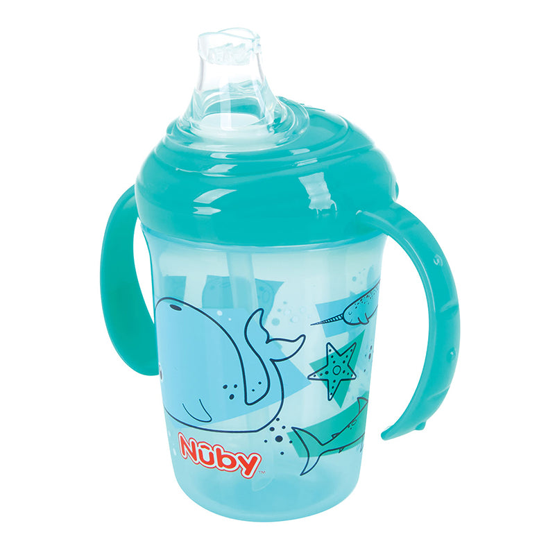 Nuby Copo para Bebê Decorado Grip N Sip 240ml