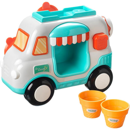 Nuby Brinquedo de Banho Máquina de Sorvete – Criador de Bolhas com 2 Casquinhas (Para crianças a partir de 3 anos)