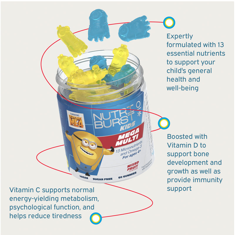 Nutriburst Minions Mega Multi 60s