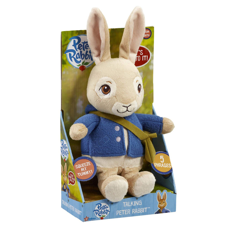 Peter Rabbit Brinquedo de pelúcia falante do