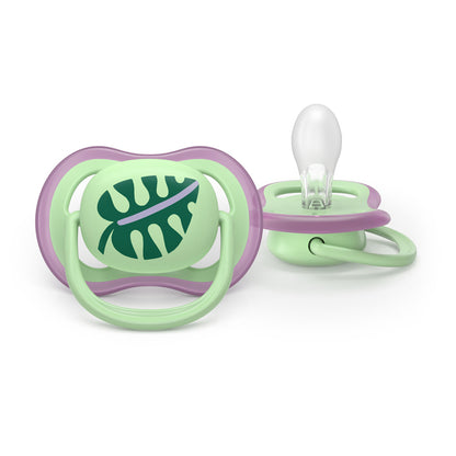 Philips Avent Chupeta Ultra Air para meninas de 6 a 18 meses, pacote com 2 unidades.