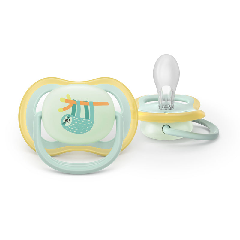 Philips Avent Chupeta Ultra Air Nighttime para menino de 0 a 6 meses (pacote com 2)