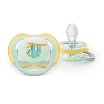 Philips Avent Chupeta Ultra Air Nighttime para menino de 0 a 6 meses (pacote com 2)