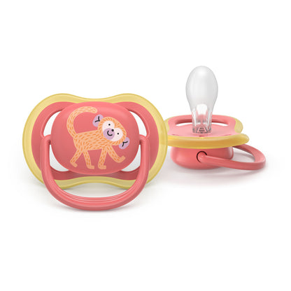 Philips Avent Chupeta Ultra Air Rosa para crianças a partir de 18 meses (pacote com 2)